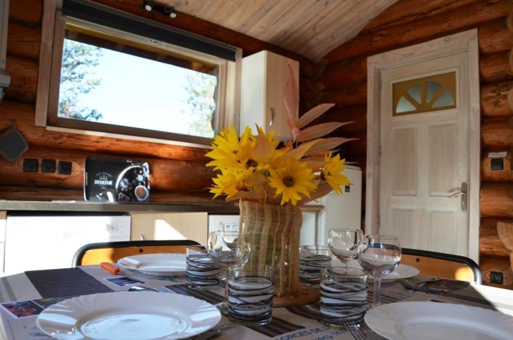 Pialous:Chalet en rondins avec Espace Détente La Chapelle-d'Aurec Esterno foto